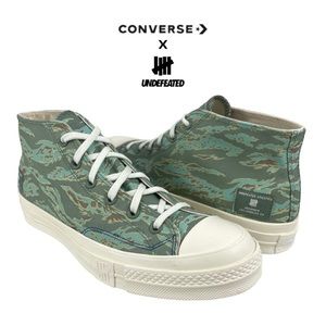 Converse Chuck All Star x Undefeated Men 10.5 Women 12.5‎ Tiger Camo Mid Sneaker